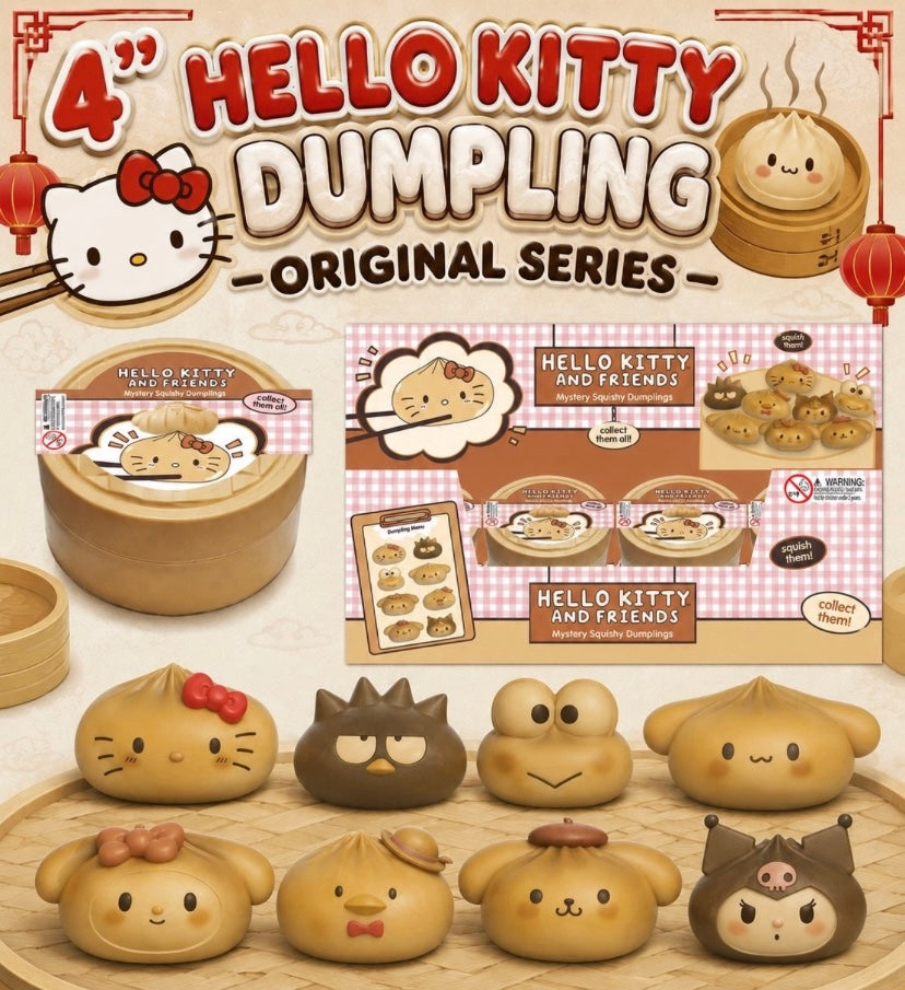 HK and Friends Mystery Squishy Dumpling Original Collection - COMING SOON!