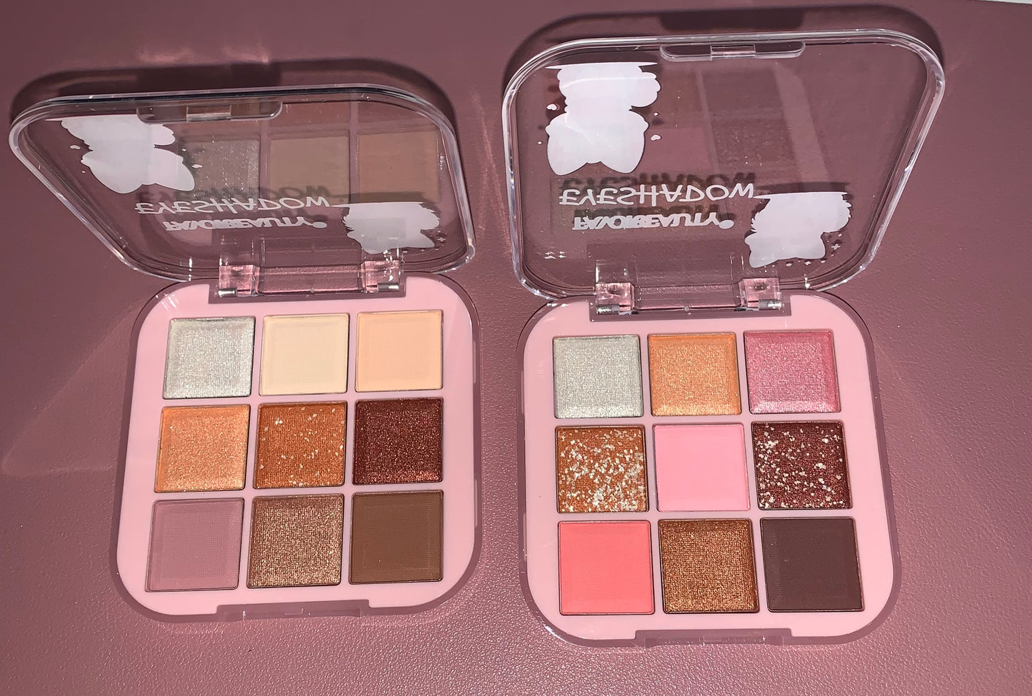 2 small eyeshadow palettes