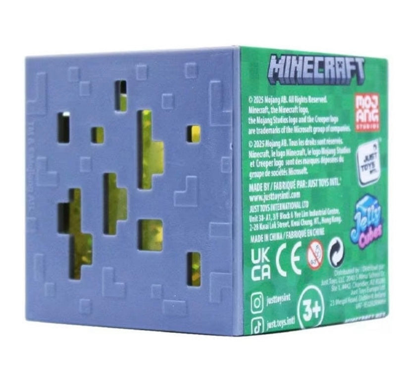 Minecraft Jelly Cube Series 1 Squishy Toy Blind Box