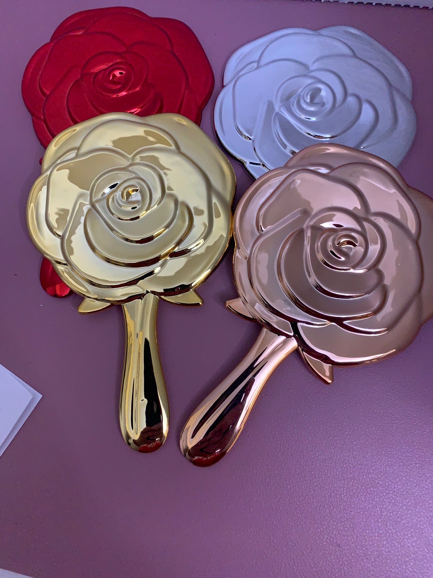 Rose Hand Held Mirrors