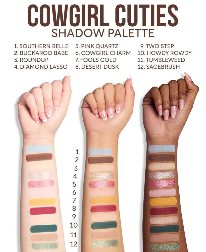 The Powerpuff Girls “Cowgirl Curies” Shadow Palette