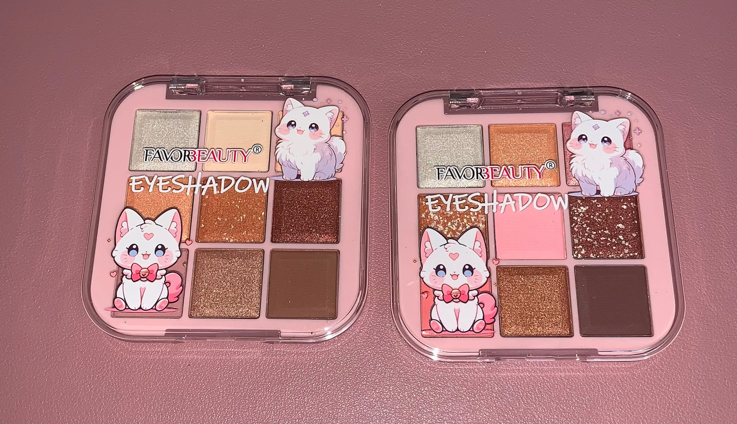 2 small eyeshadow palettes