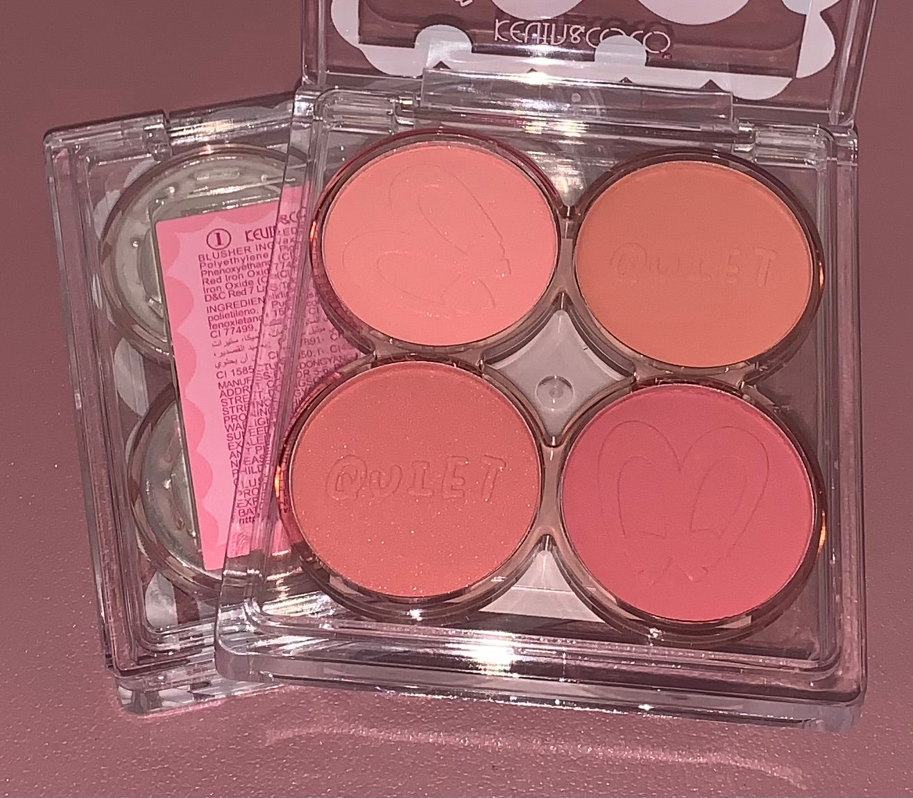 4 colors blusher