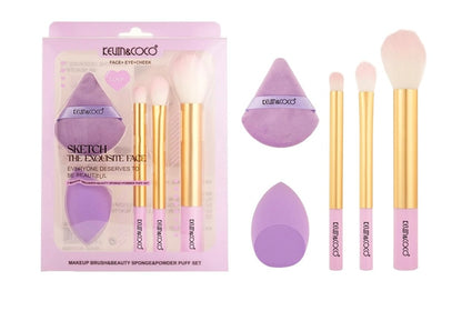 KC Brush, SpongeBob and Puff Makeup Set