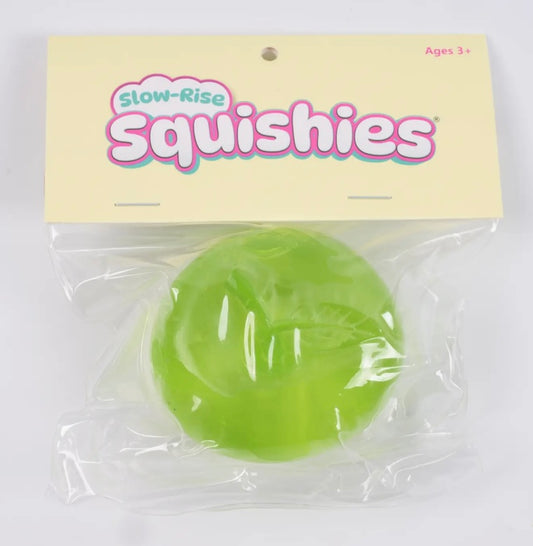 Green Apple Sparkly Maltose Stress Ball Squishy - Slow Rise