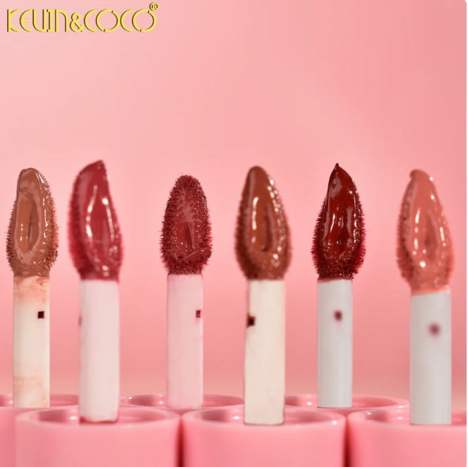 6 Color Bowknot Matte Nonsticky LipGloss Set