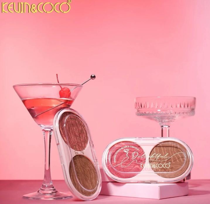 KC Delightful Blush Contour Palette