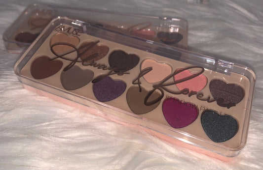 Always and Forever - Heart shape eyeshadow palette