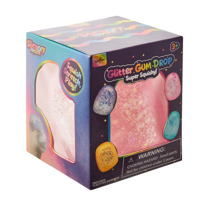 Squishy Glitter Gum Drops Stress Relief Toy