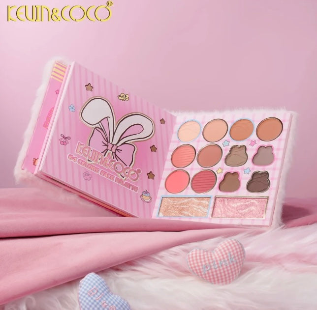 Plush Bunny 64 Colors Eyeshadow Palette