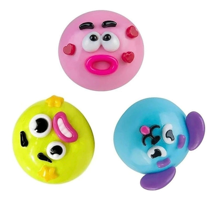 Squishy Faces - Funny Emoji Style Ball Squishies