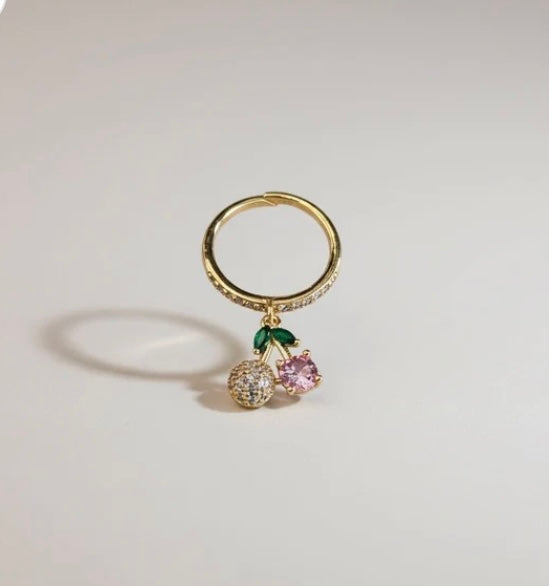Pink Cherry Ring