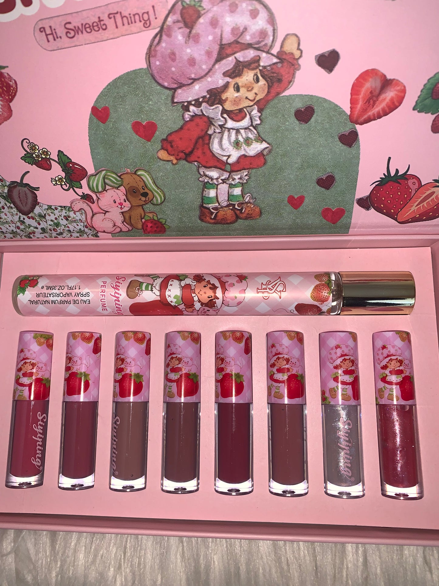 Lipgloss and Perfume Set