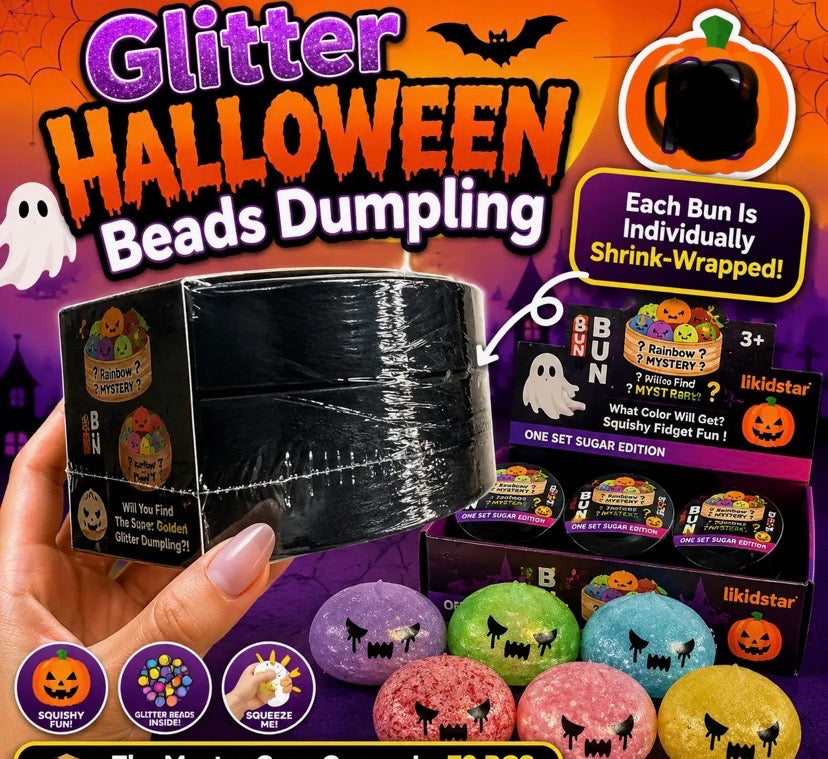 Glitter Halloween Beads Dumpling