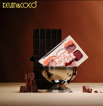KC Dark Chocol Palette & Lip Gloss Set - KC1325