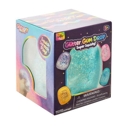 Squishy Glitter Gum Drops Stress Relief Toy