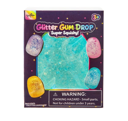 Squishy Glitter Gum Drops Stress Relief Toy