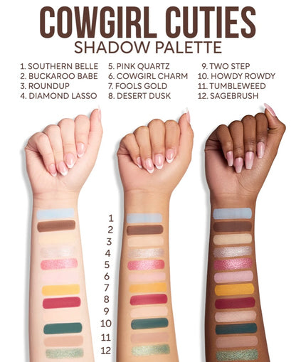 The Powerpuff Girls “Cowgirl Curies” Shadow Palette