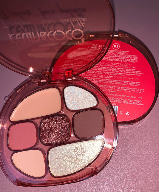 7 Colors Face Palette