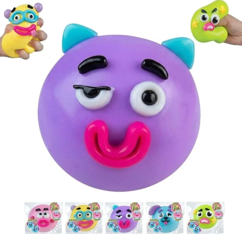 Squishy Faces - Funny Emoji Style Ball Squishies