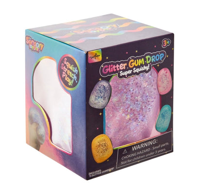 Squishy Glitter Gum Drops Stress Relief Toy