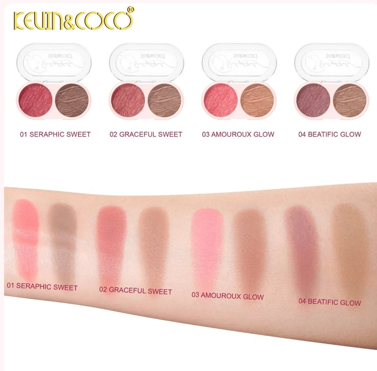 KC Delightful Blush Contour Palette