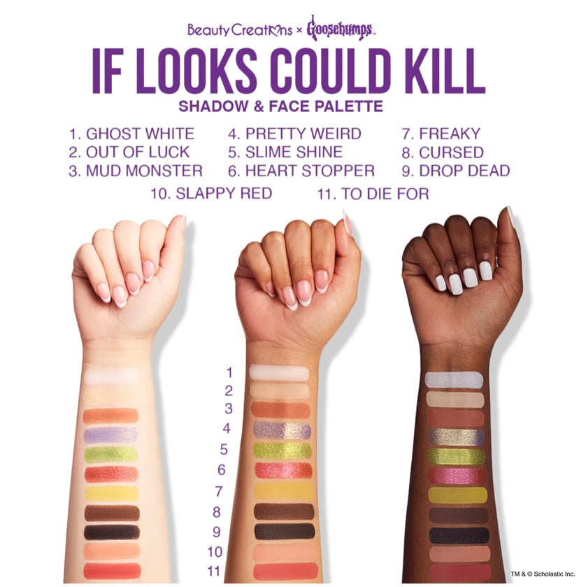 Goosebumps If Looks Could Kill Shadow and Face Palette - COMING SOON