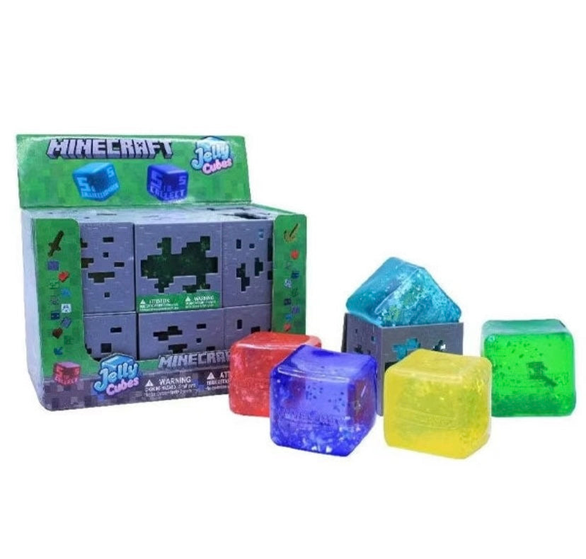 Minecraft Jelly Cube Series 1 Squishy Toy Blind Box