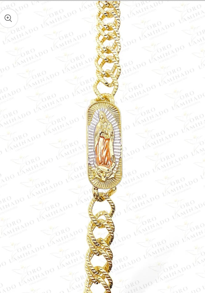 8' Tri-Color Virgen Mary Bracelet