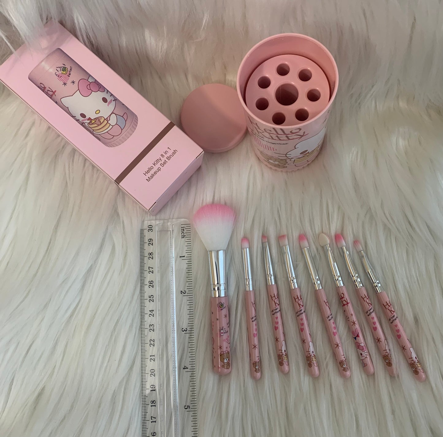 HK 8 in 1 Makeup Brush