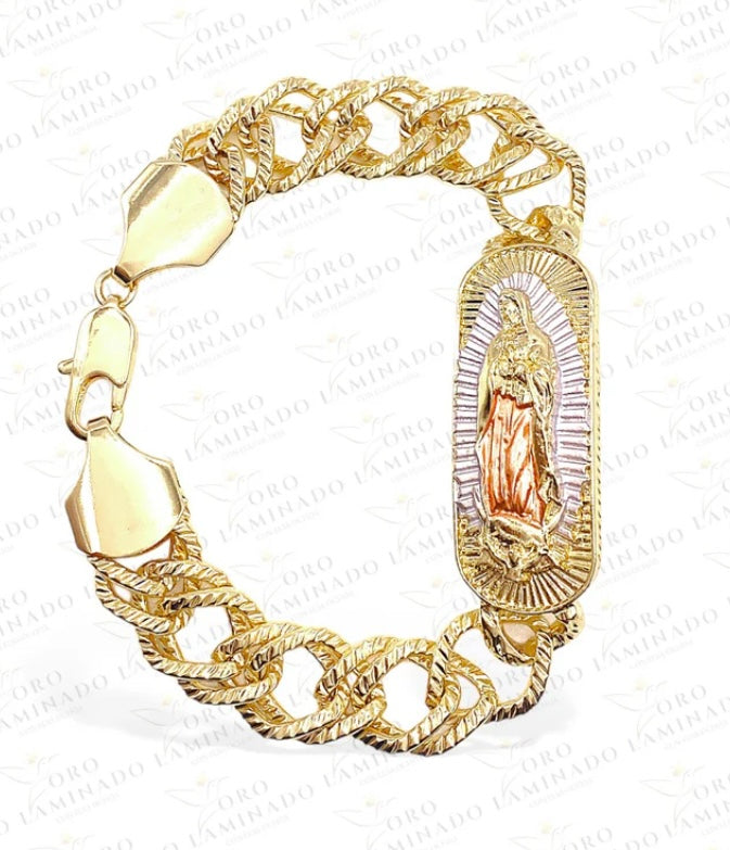 8' Tri-Color Virgen Mary Bracelet