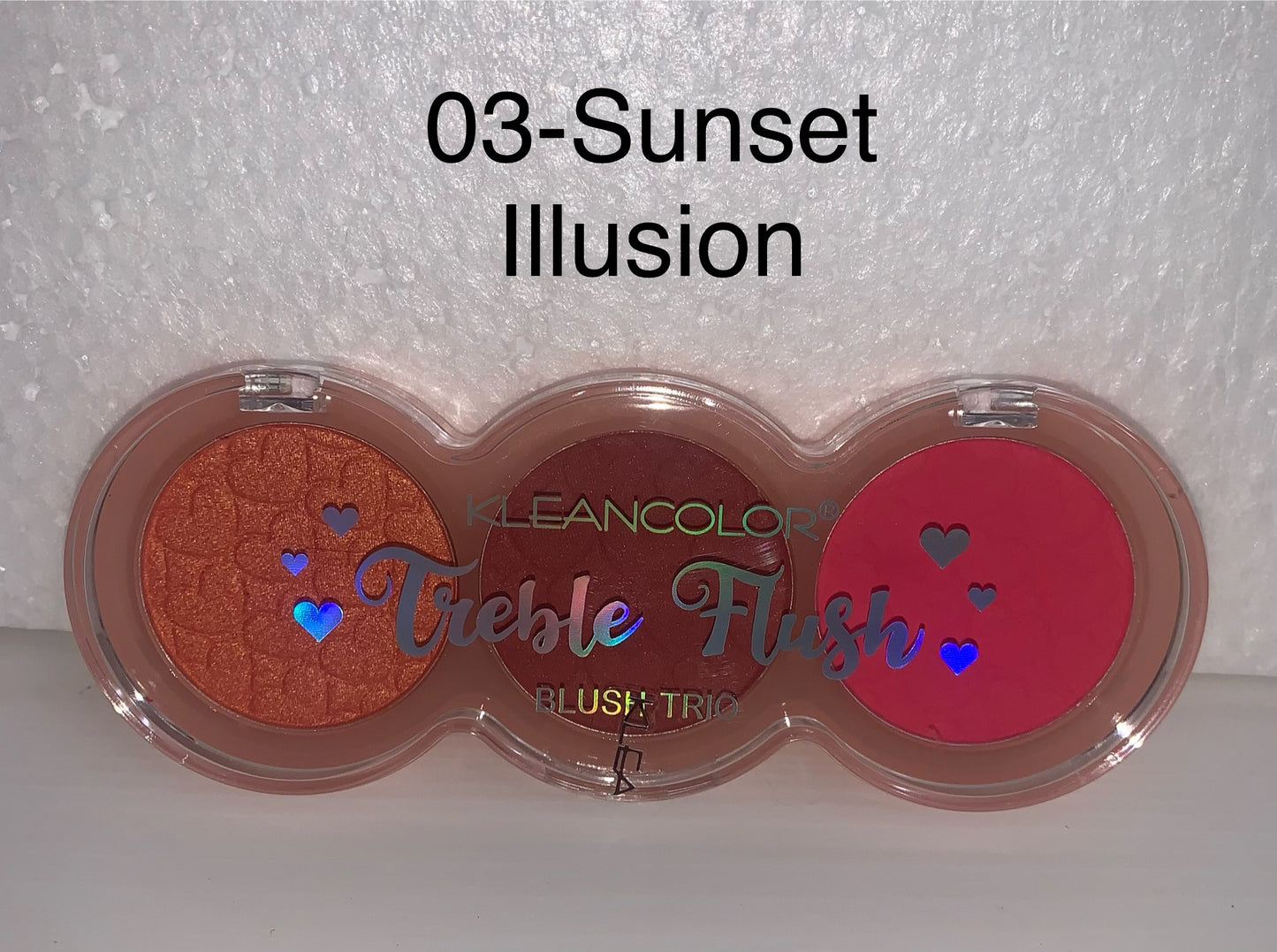 Treble Flush Blush Trios