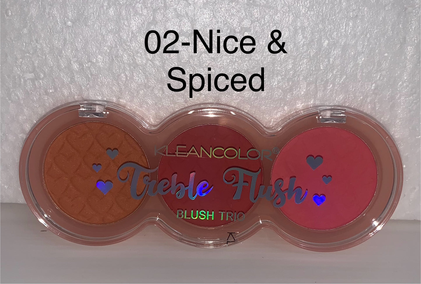 Treble Flush Blush Trios