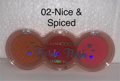 Treble Flush Blush Trios